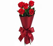Букет 5 Красных роз Эдлесс Лав в Новокаякенте