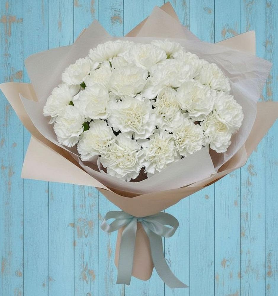 Букет цветов из: Гвоздики в Новокаякенте