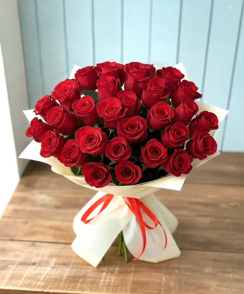 Букет 29 Красных роз в Новокаякенте