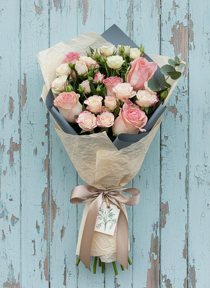 Букет цветов из: Розы в Новокаякенте