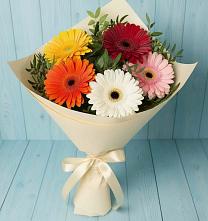 Букет цветов из:  Герберы в Новокаякенте