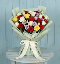 Букет цветов из:  Розы в Новокаякенте
