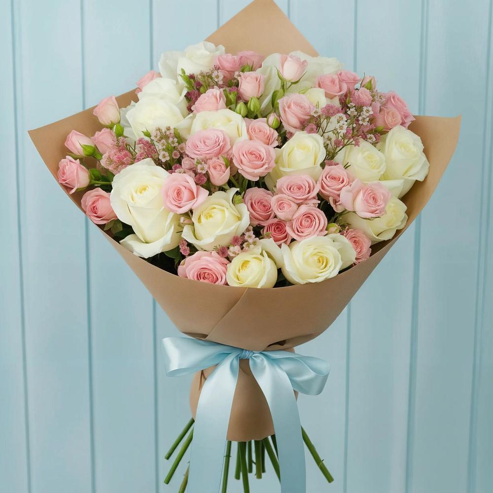 Букет цветов из: Розы в Новокаякенте