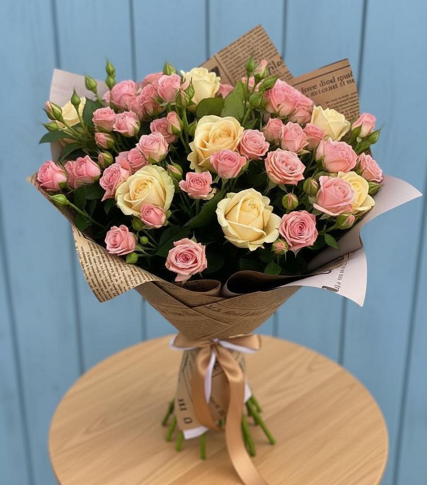 Букет цветов из: Розы в Новокаякенте