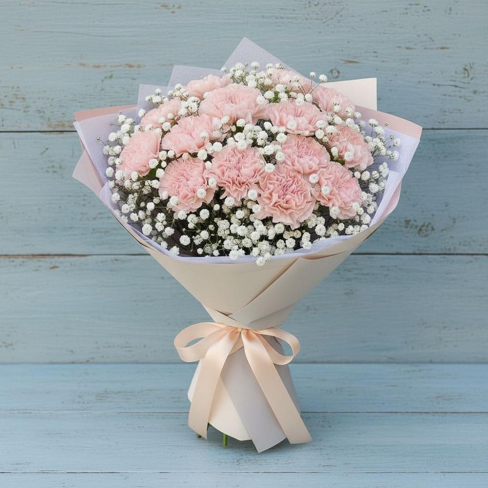 Букет цветов из: Гвоздики в Новокаякенте