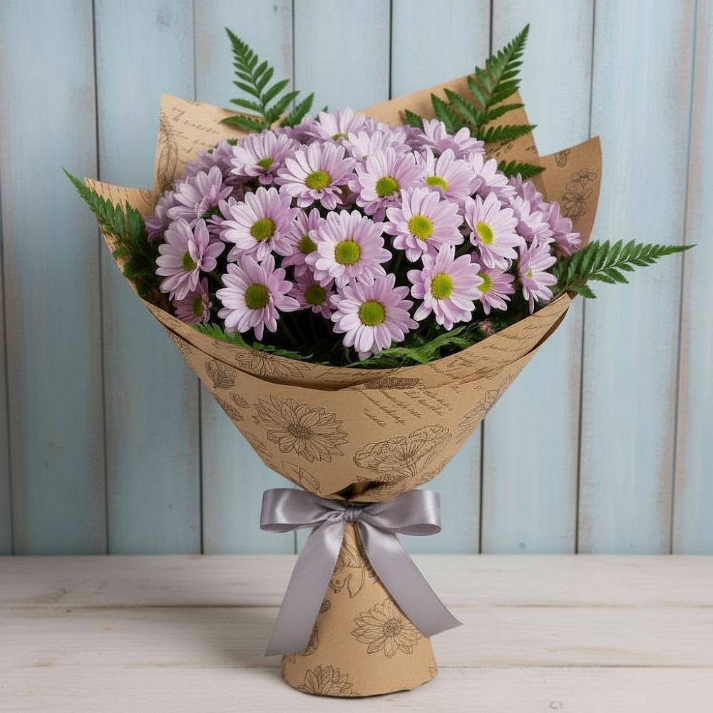 Букет цветов из: Хризантемы в Новокаякенте