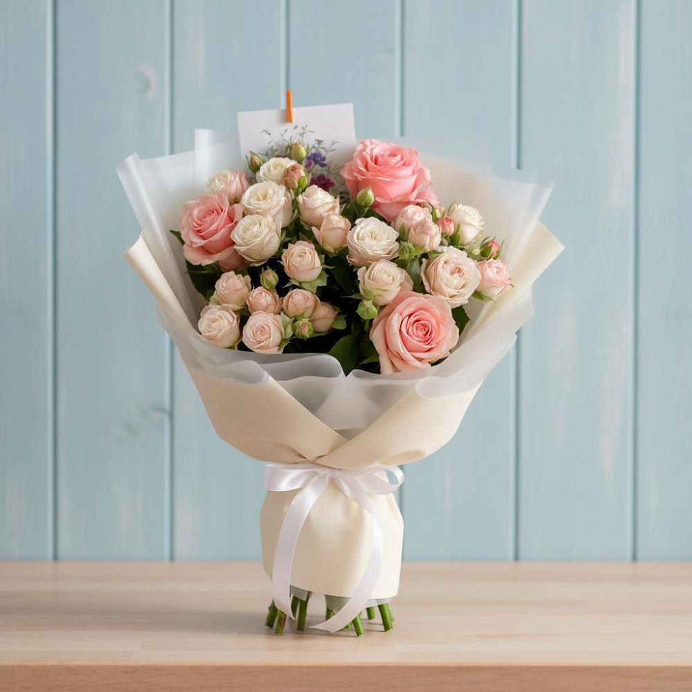 Букет цветов из: Розы в Новокаякенте