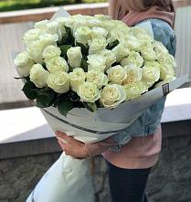 Букет 35 Белых роз #REPLACE_PRED# Новокаякенте