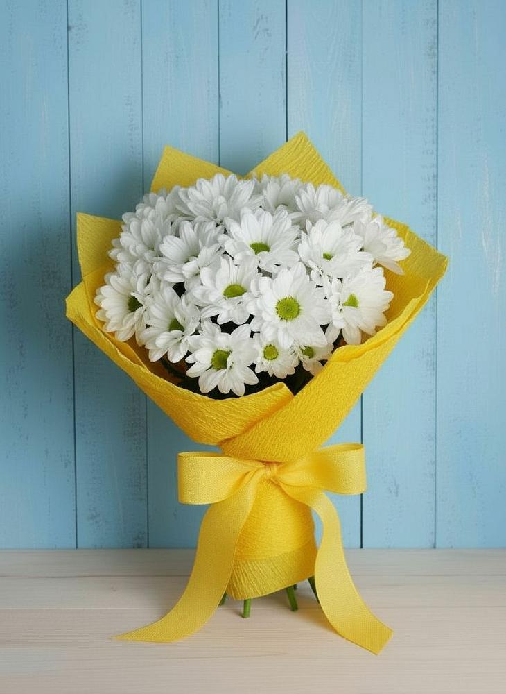 Букет цветов из: Хризантемы в Новокаякенте