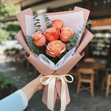 Букет цветов из:  Розы в Новокаякенте