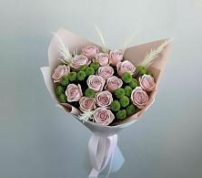 Букет цветов из:  Розы и Хризантемы в Новокаякенте