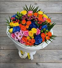 Букет цветов из:  Розы и Хризантемы #REPLACE_PRED# Новокаякенте