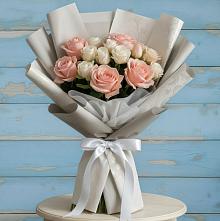 Букет цветов из:  Розы #REPLACE_PRED# Новокаякенте