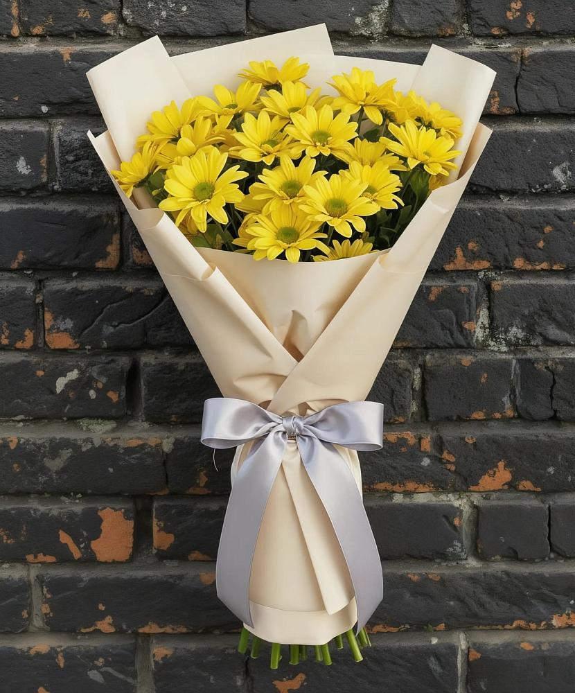 Букет цветов из: Хризантемы в Новокаякенте