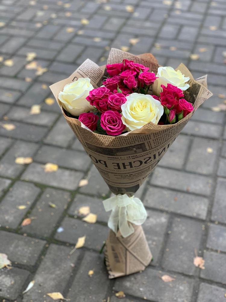 Букет цветов из: Розы в Новокаякенте