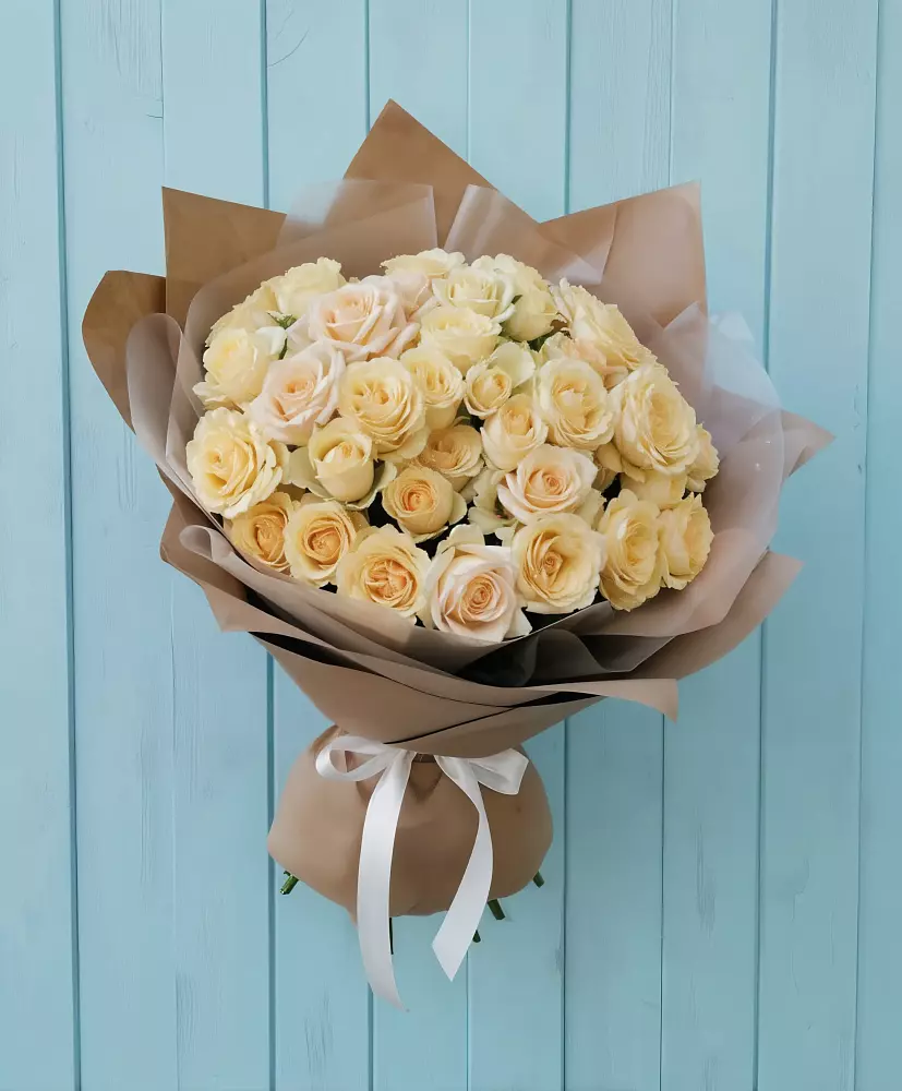 Букет Кремовое облако в Новокаякенте